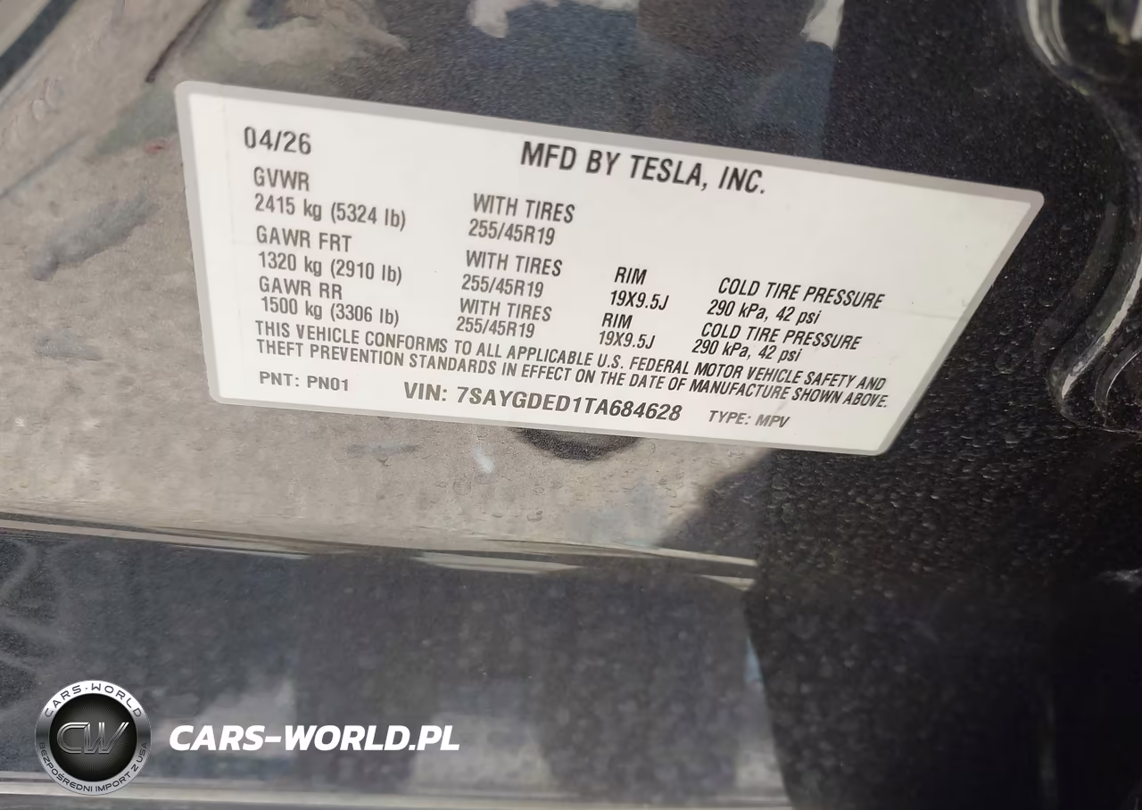 2026 Tesla Model Y Premium-Rear-Wheel Drive VIN:7SAYGDED1TA684628 - 9