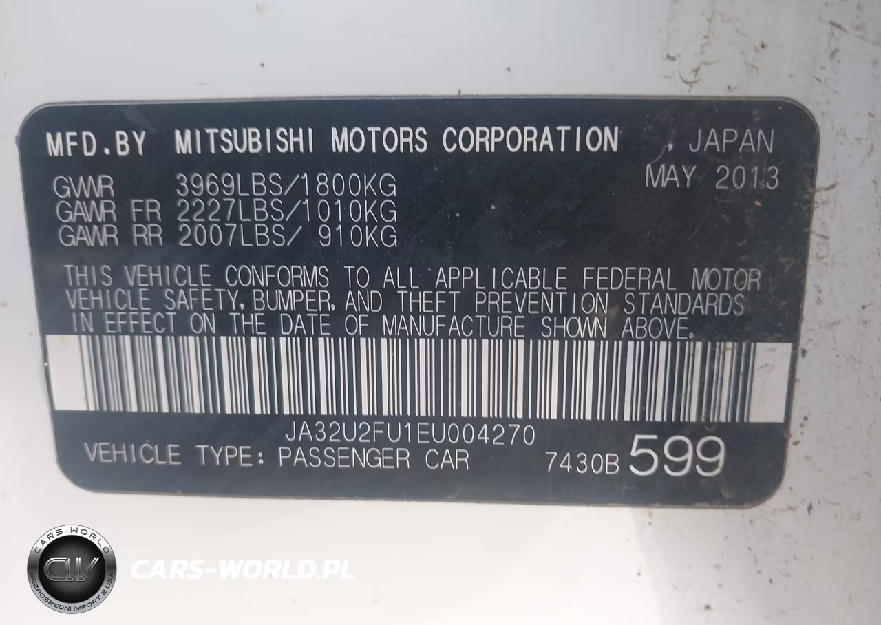 2014 Mitsubishi Lancer Es VIN:JA32U2FU1EU004270 - 9