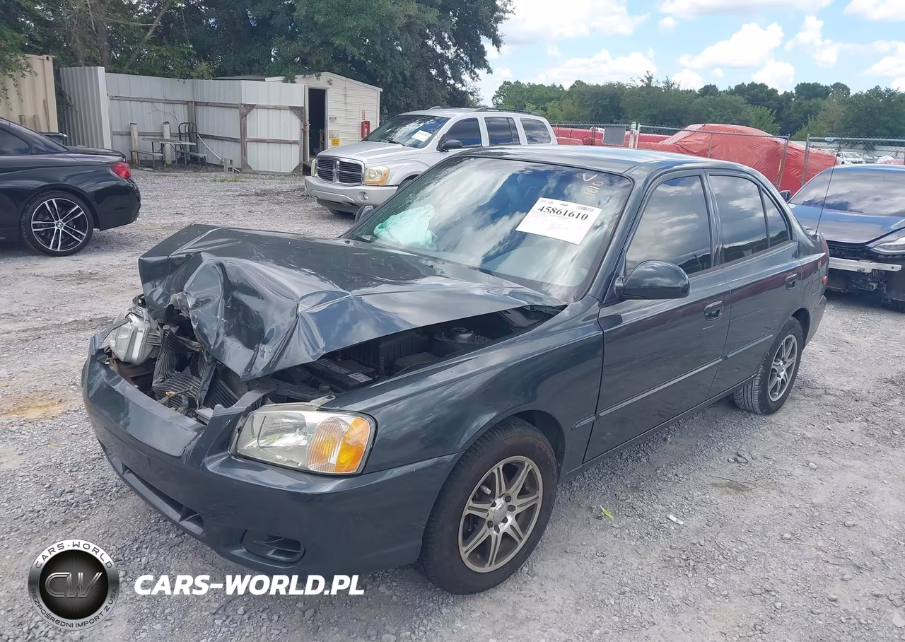2002 Hyundai Accent Gl VIN:KMHCG45C42U398890 - 2