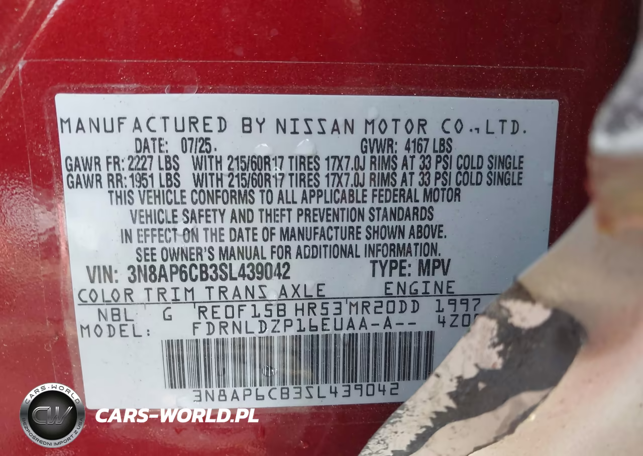 2025 Nissan Kicks Sv Intelligent Awd VIN:3N8AP6CB3SL439042 - 9