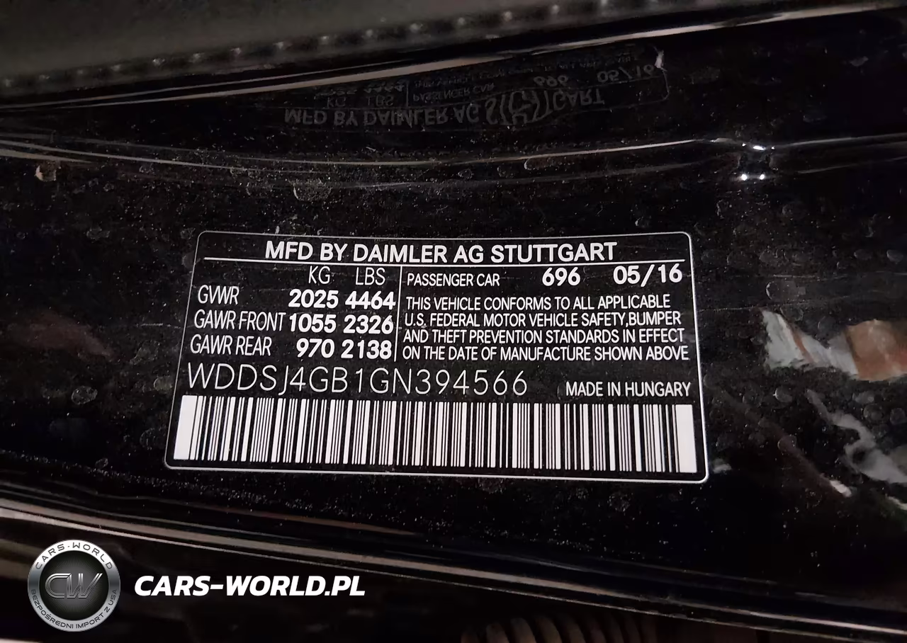 MERCEDES-BENZ CLA 250 4M VIN:WDDSJ4GB1GN394566 - 9