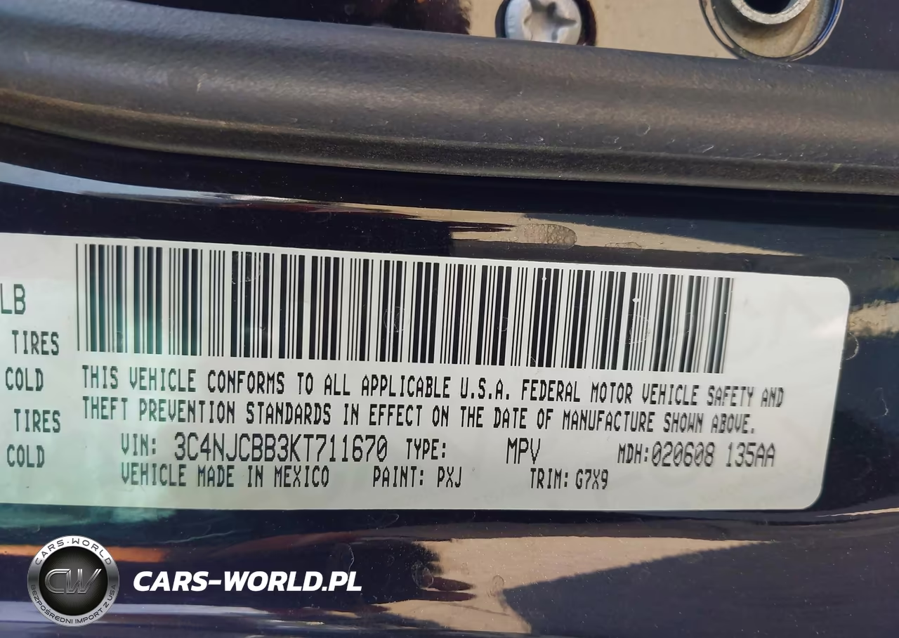 2019 Jeep Compass Latitude Fwd VIN:3C4NJCBB3KT711670 - 9