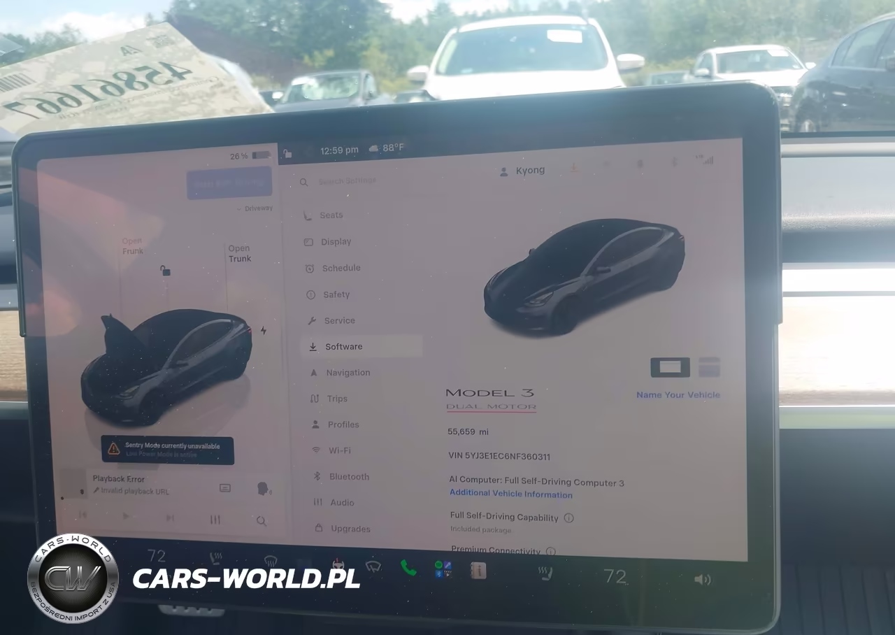 2022 Tesla Model 3 Performance Dual Motor All-Wheel Drive VIN:5YJ3E1EC6NF360311 - 18