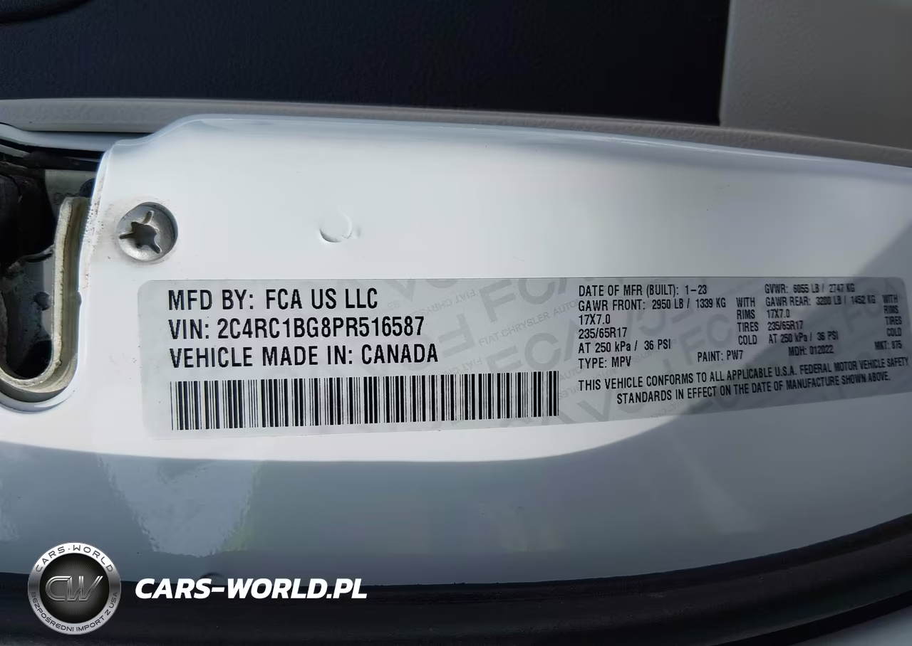 2023 Chrysler Pacifica Touring L VIN:2C4RC1BG8PR516587 - 9