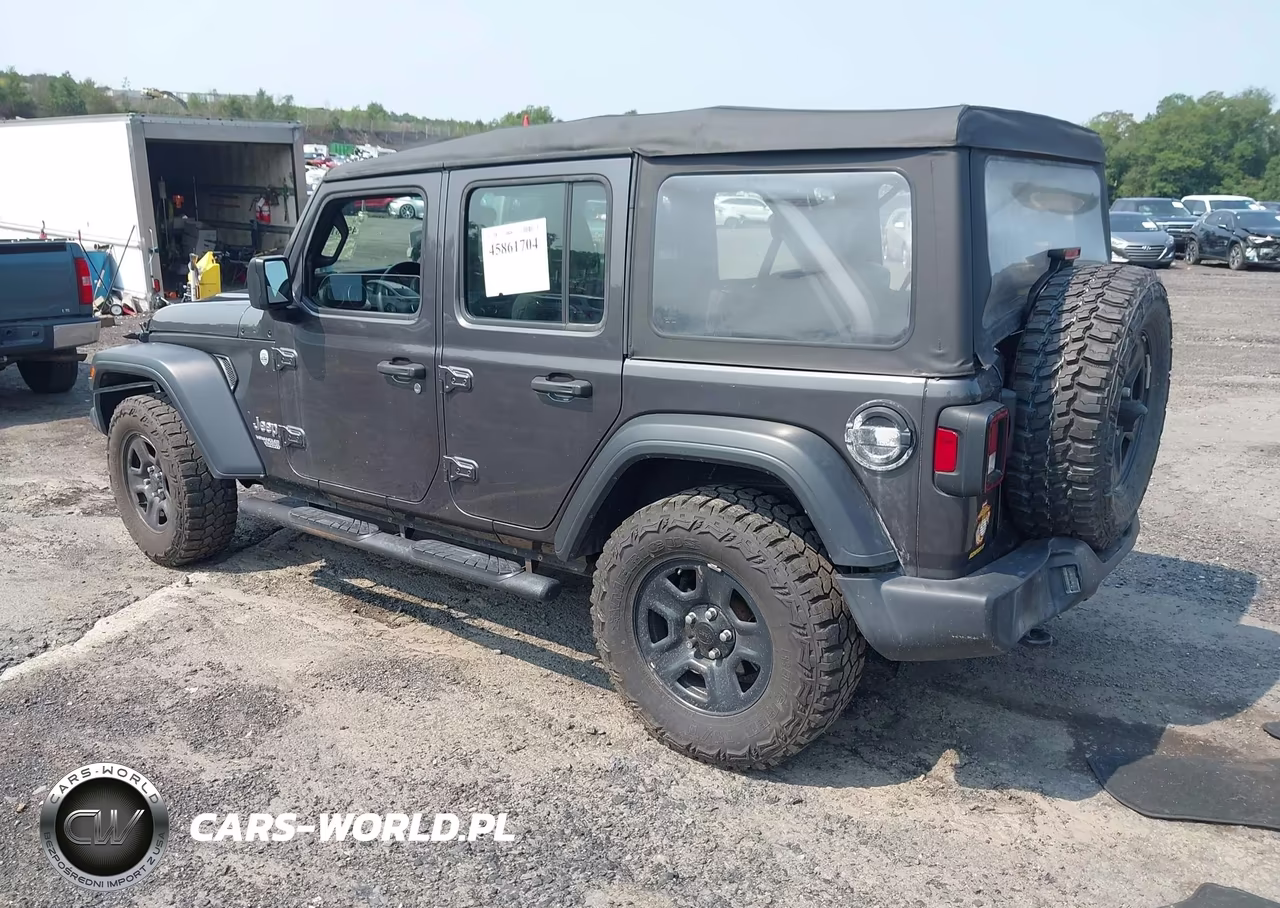 2018 Jeep Wrangler Unlimited Sport 4X4 VIN:1C4HJXDG8JW273525 - 3