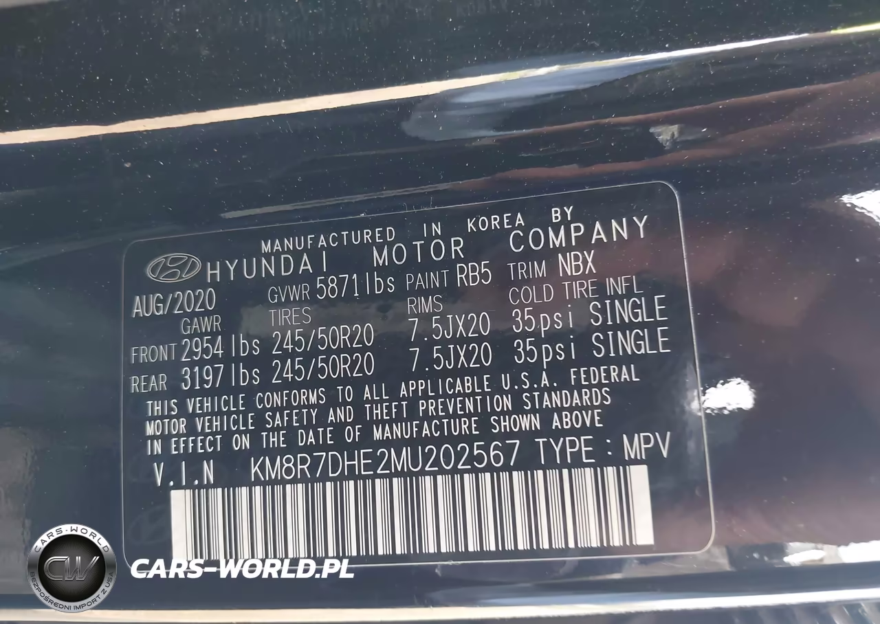 2021 Hyundai Palisade Calligraphy VIN:KM8R7DHE2MU202567 - 9