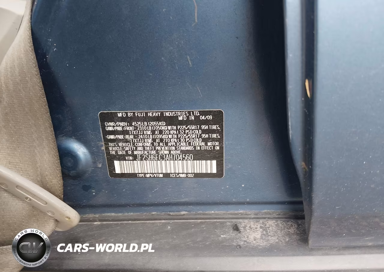 2010 Subaru Forester 2.5Xt Limited VIN:JF2SH6FC3AH704560 - 9