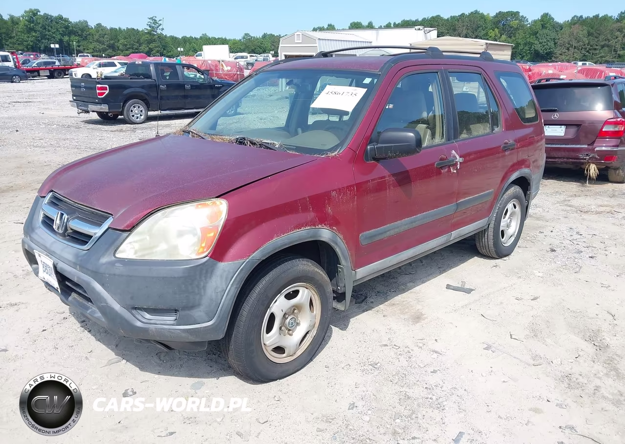 2004 Honda Cr-V Lx VIN:SHSRD68414U200505 - 2