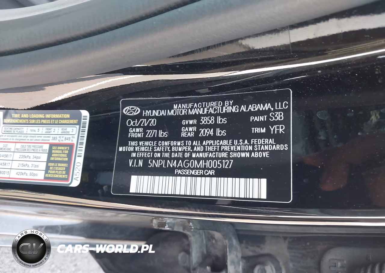2021 Hyundai Elantra Sel VIN:5NPLN4AG0MH005127 - 9
