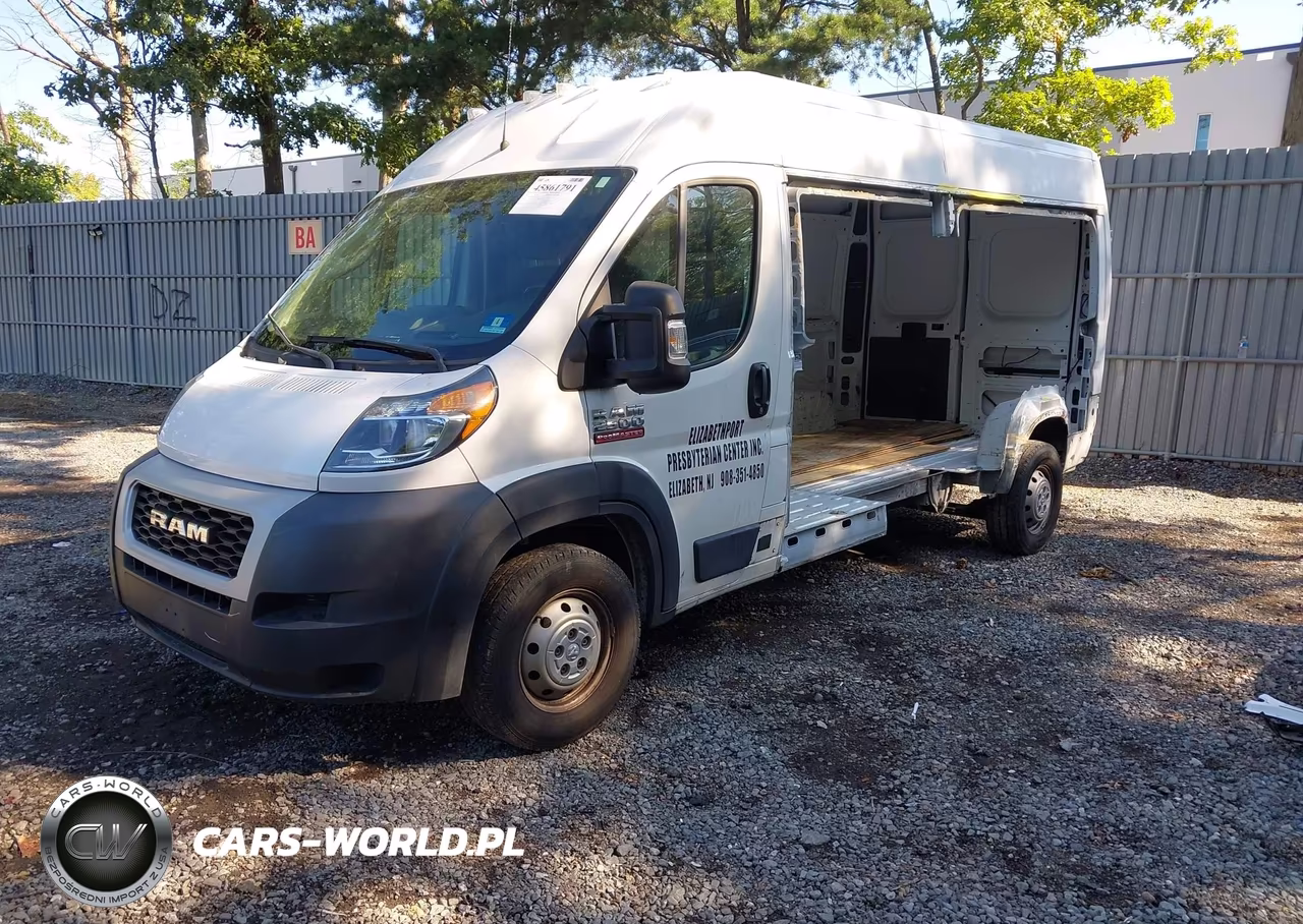2020 Ram Promaster 2500 High Roof 159 Wb VIN:3C6TRVDGXLE137960 - 2