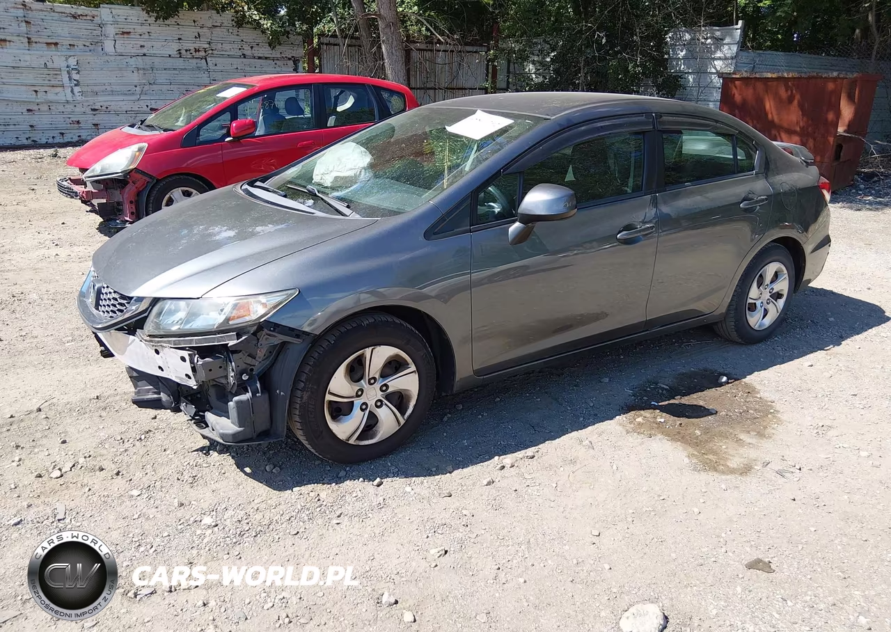 2013 Honda Civic Lx VIN:2HGFB2F5XDH581724 - 2