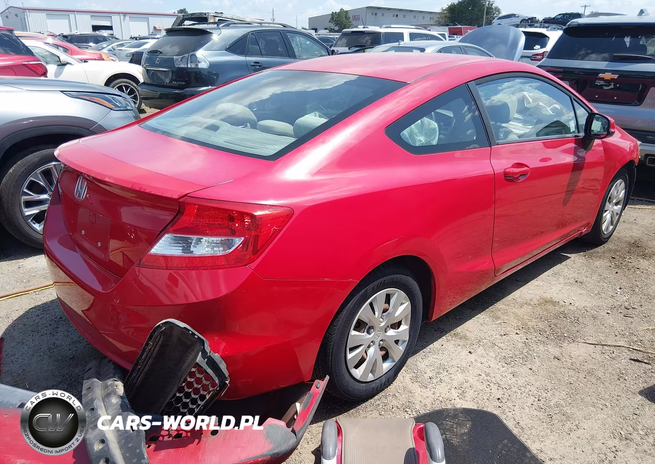 2012 Honda Civic Lx VIN:2HGFG3B54CH553820 - 4