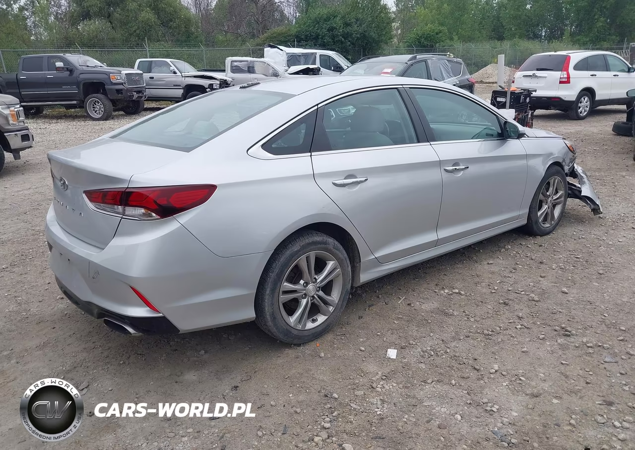 2018 Hyundai Sonata Sel VIN:5NPE34AF0JH609391 - 4