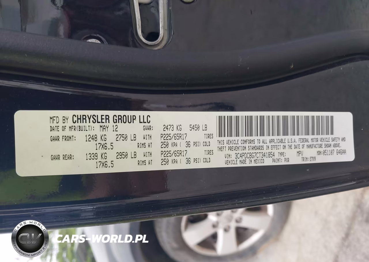 2012 Dodge Journey Sxt VIN:3C4PDCBG7CT341854 - 9