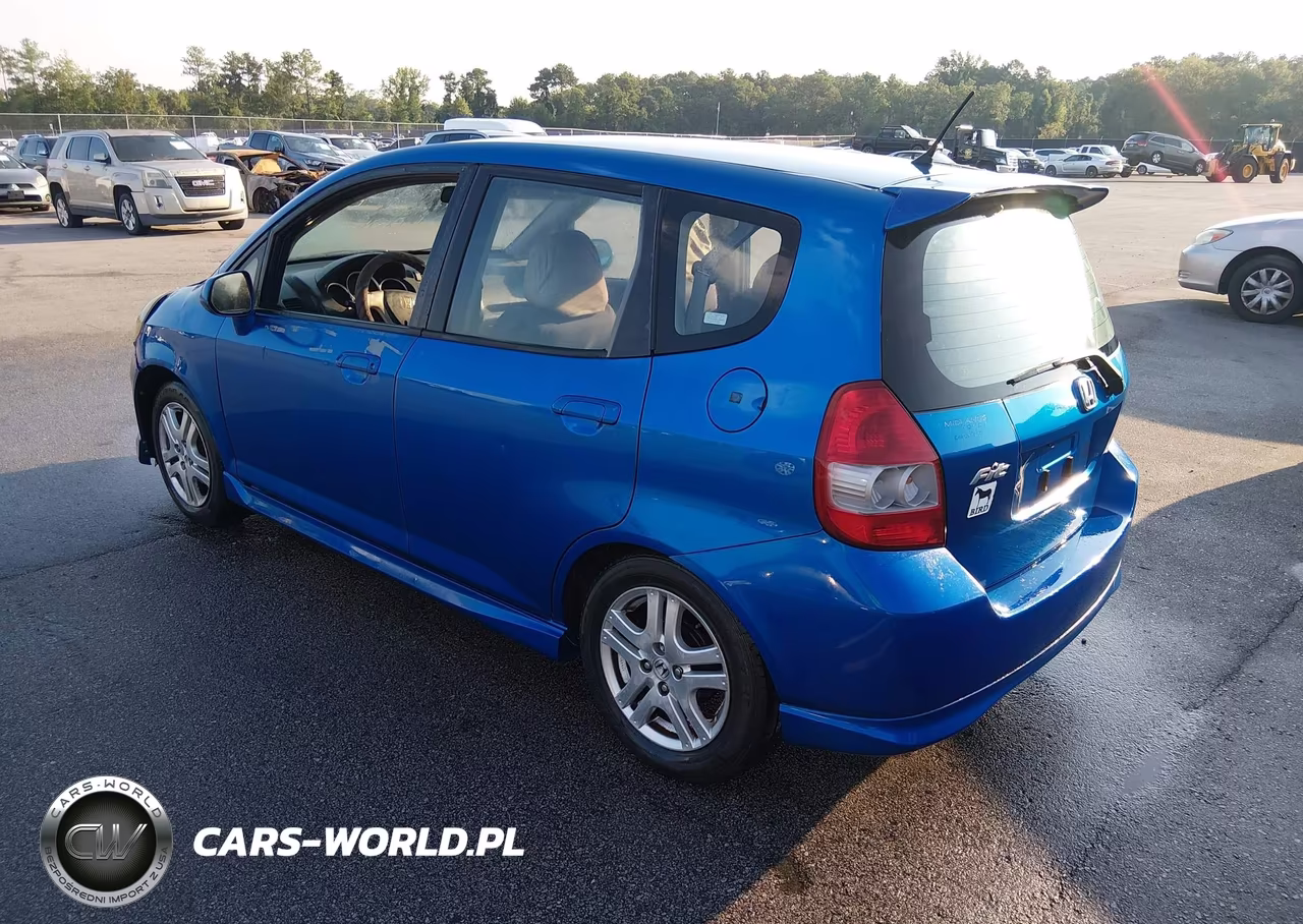 2007 Honda Fit Sport VIN:JHMGD38667S030873 - 3