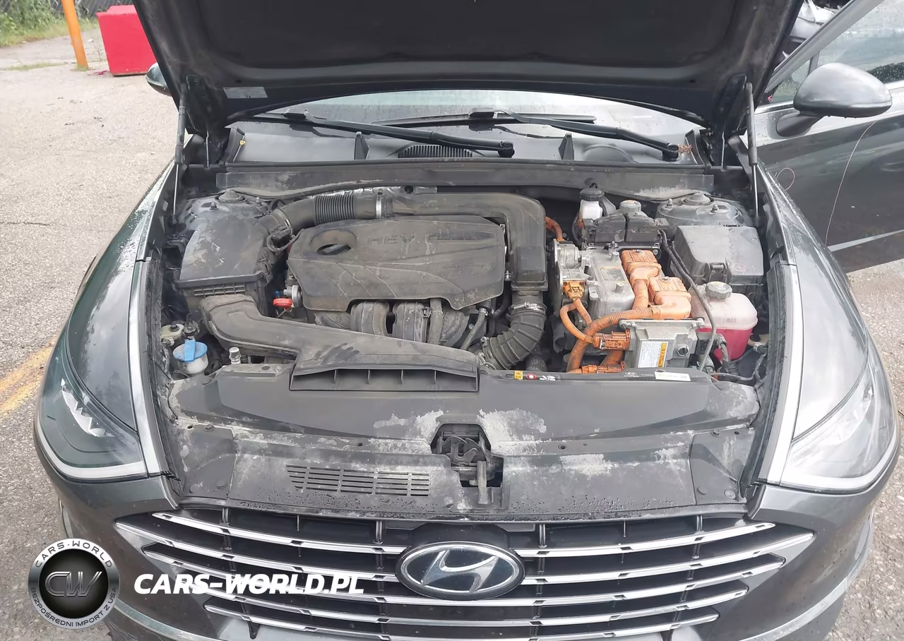 2021 Hyundai Sonata Blue VIN:KMHL24JJ4MA033066 - 10
