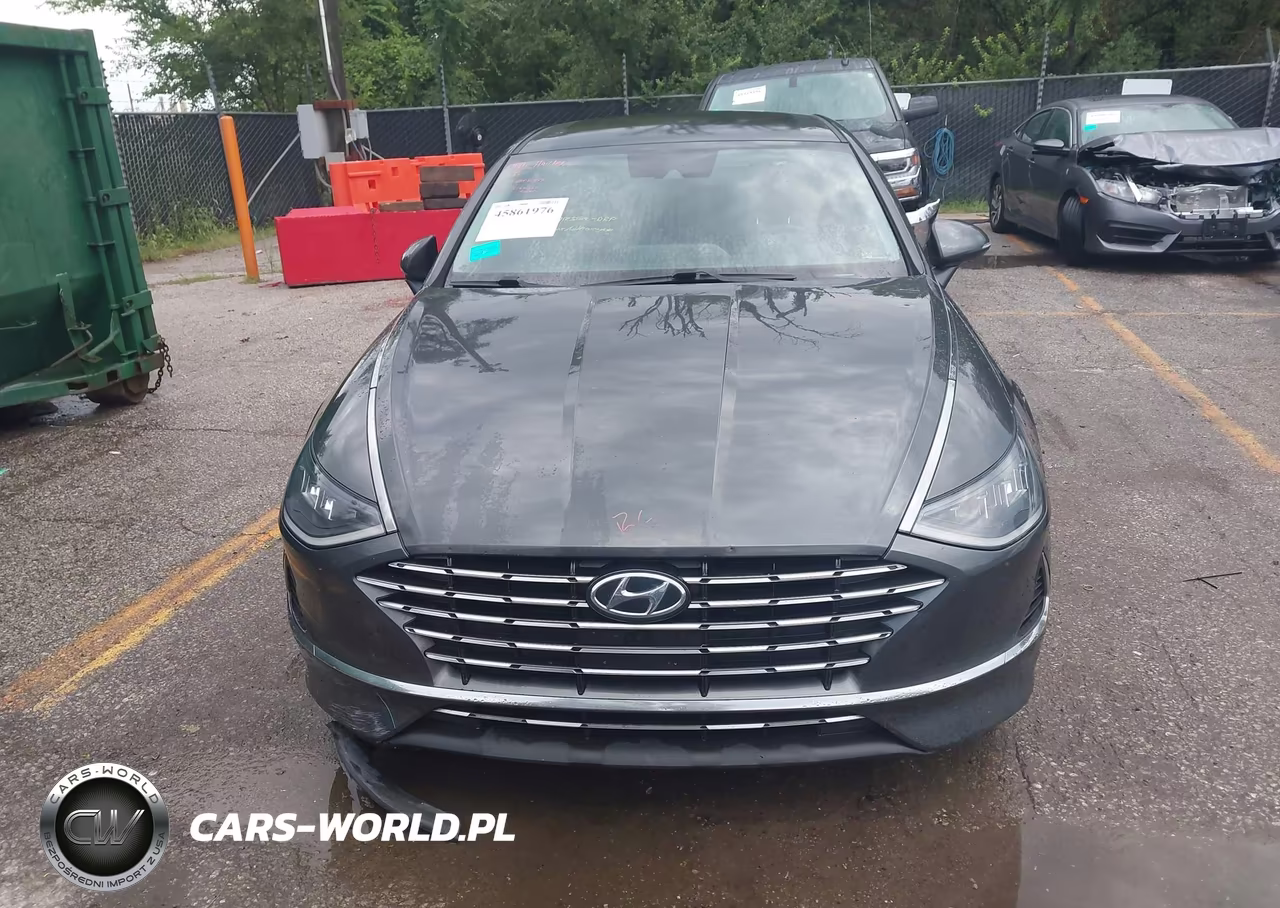 2021 Hyundai Sonata Blue VIN:KMHL24JJ4MA033066 - 12