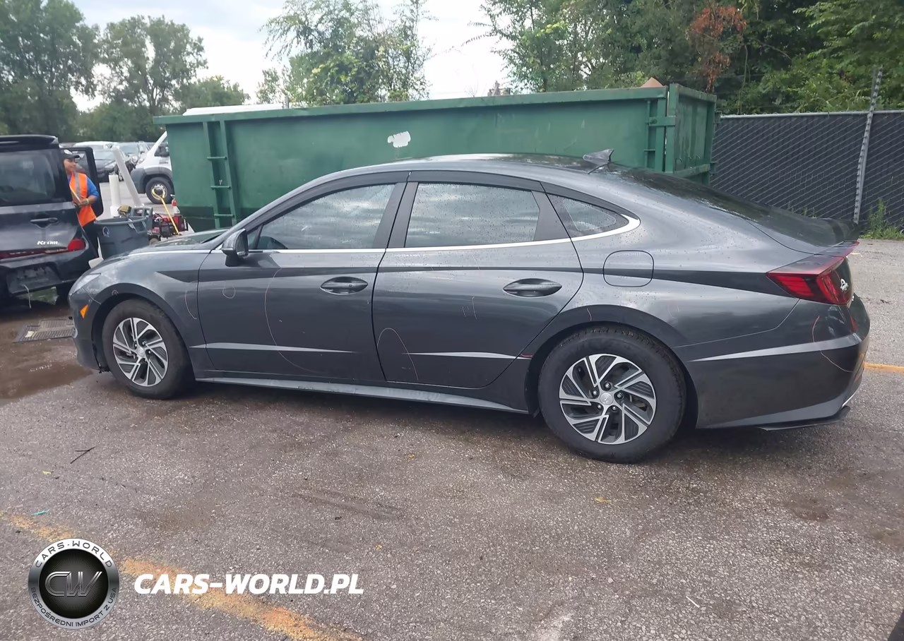 2021 Hyundai Sonata Blue VIN:KMHL24JJ4MA033066 - 14