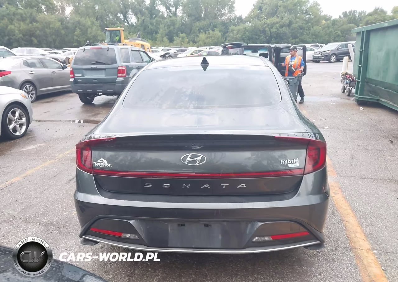 2021 Hyundai Sonata Blue VIN:KMHL24JJ4MA033066 - 16