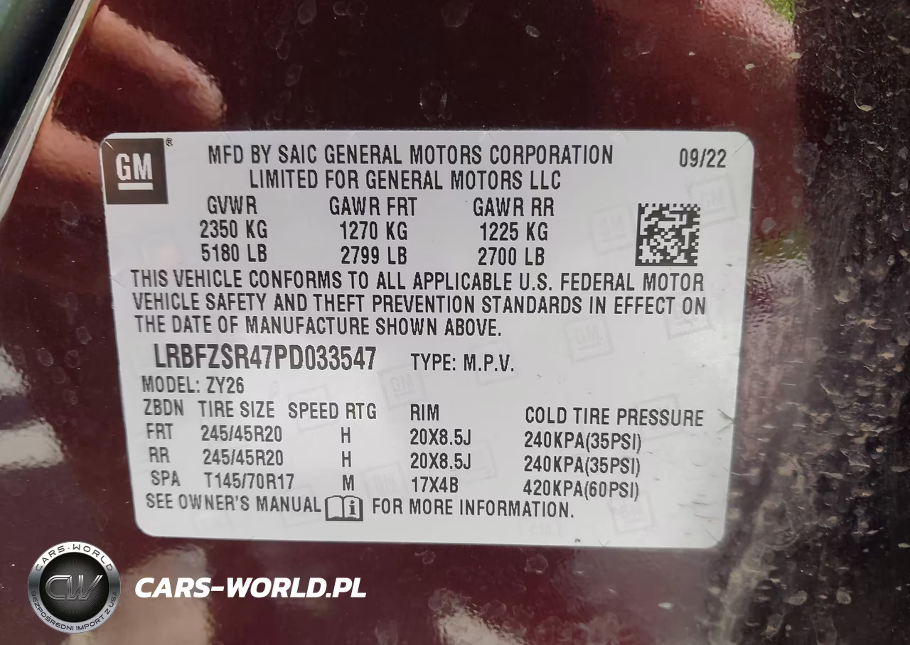 2023 Buick Envision Avenir Awd VIN:LRBFZSR47PD033547 - 9