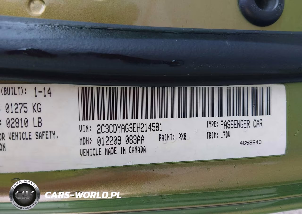2014 Dodge Challenger Sxt VIN:2C3CDYAG3EH214581 - 9