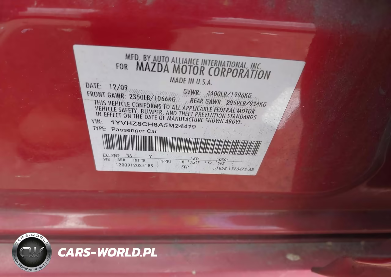 2010 Mazda Mazda6 I Grand Touring VIN:1YVHZ8CH8A5M24419 - 9