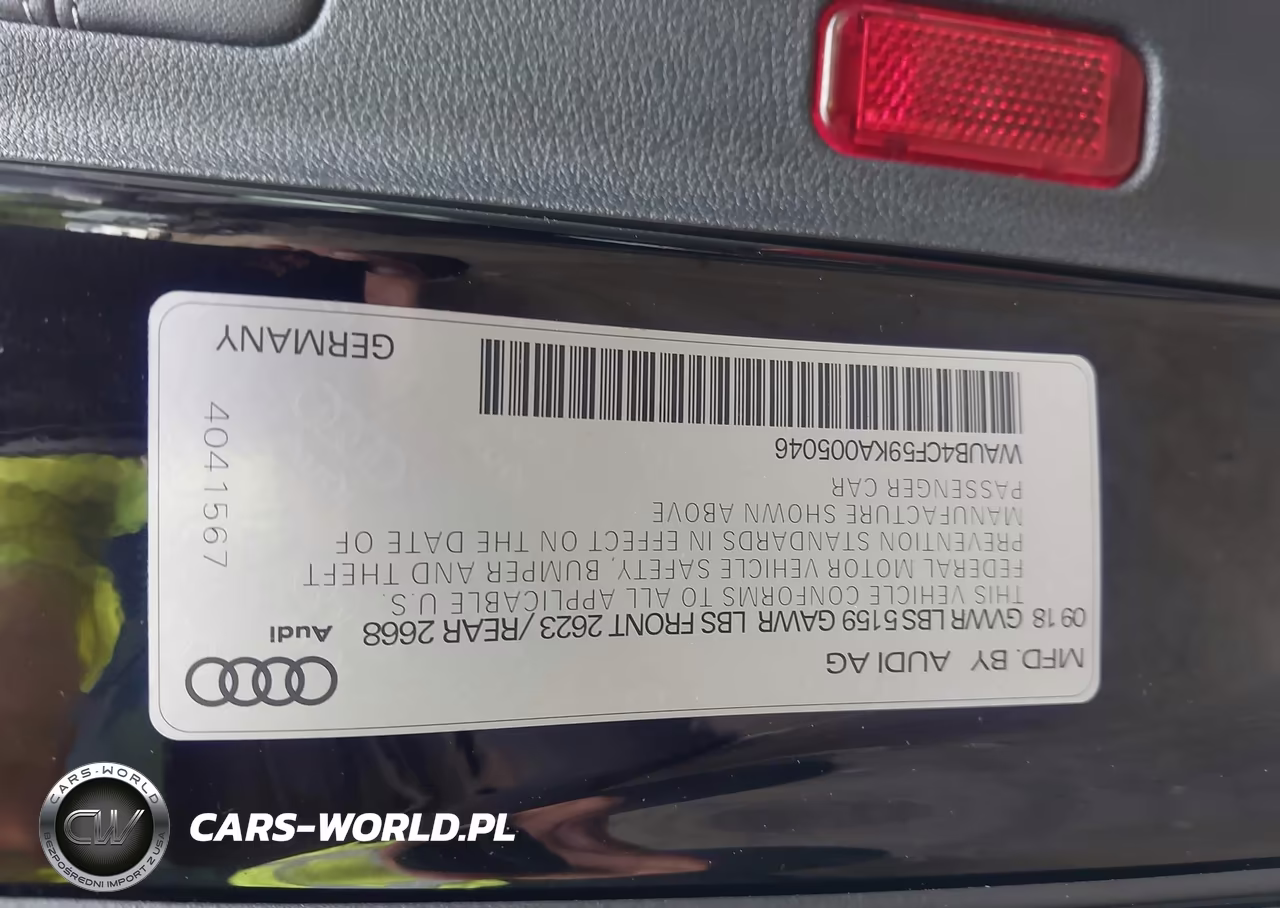 2019 Audi S5 3.0T Premium VIN:WAUB4CF59KA005046 - 9