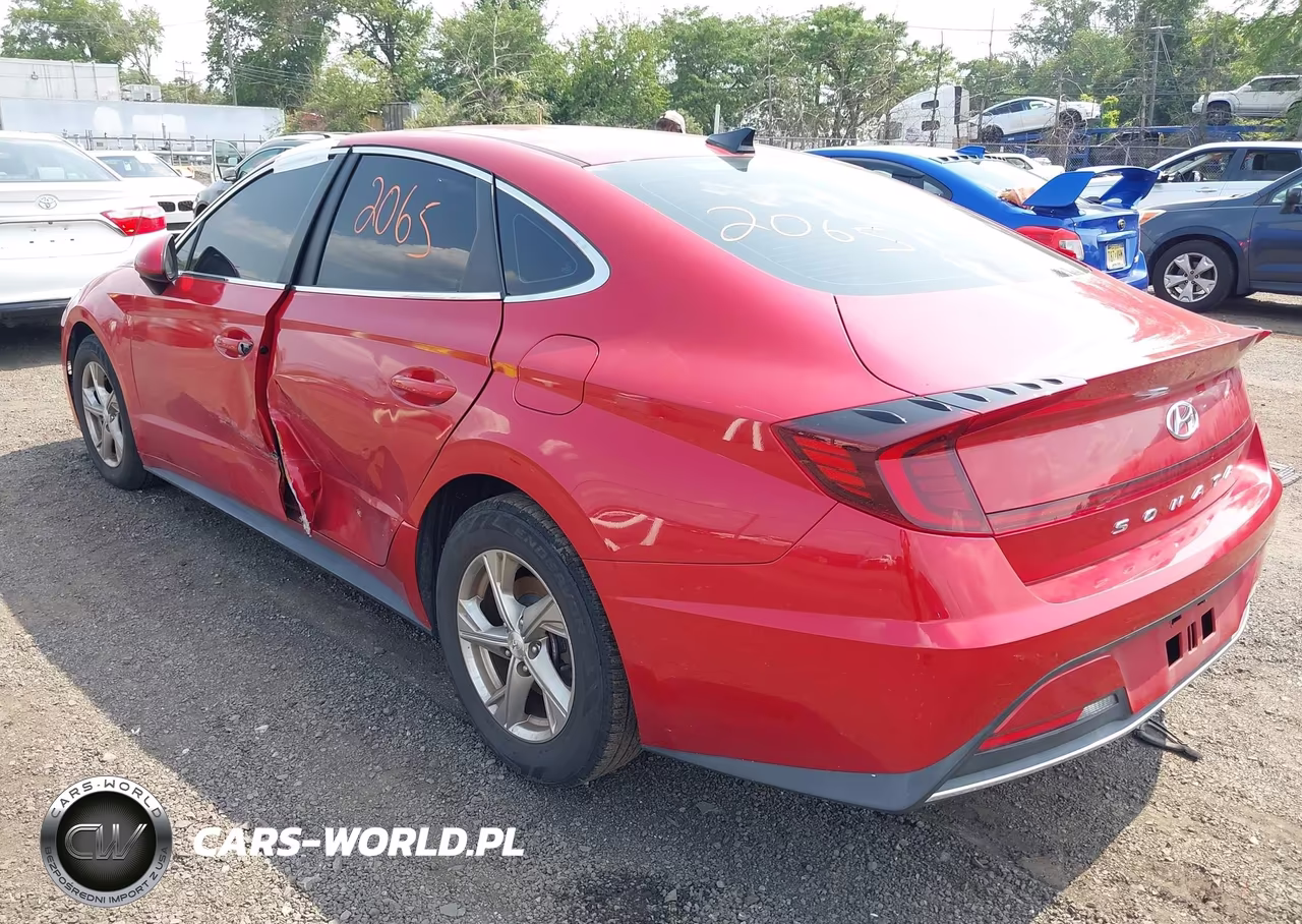 2021 Hyundai Sonata Se VIN:5NPEG4JA5MH077696 - 3