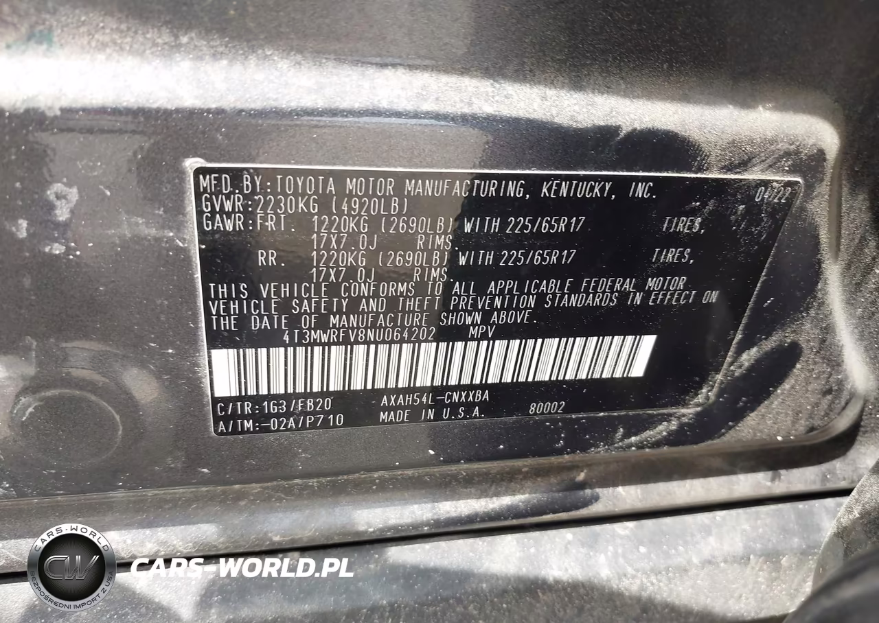 2022 Toyota Rav4 Hybrid Le VIN:4T3MWRFV8NU064202 - 9