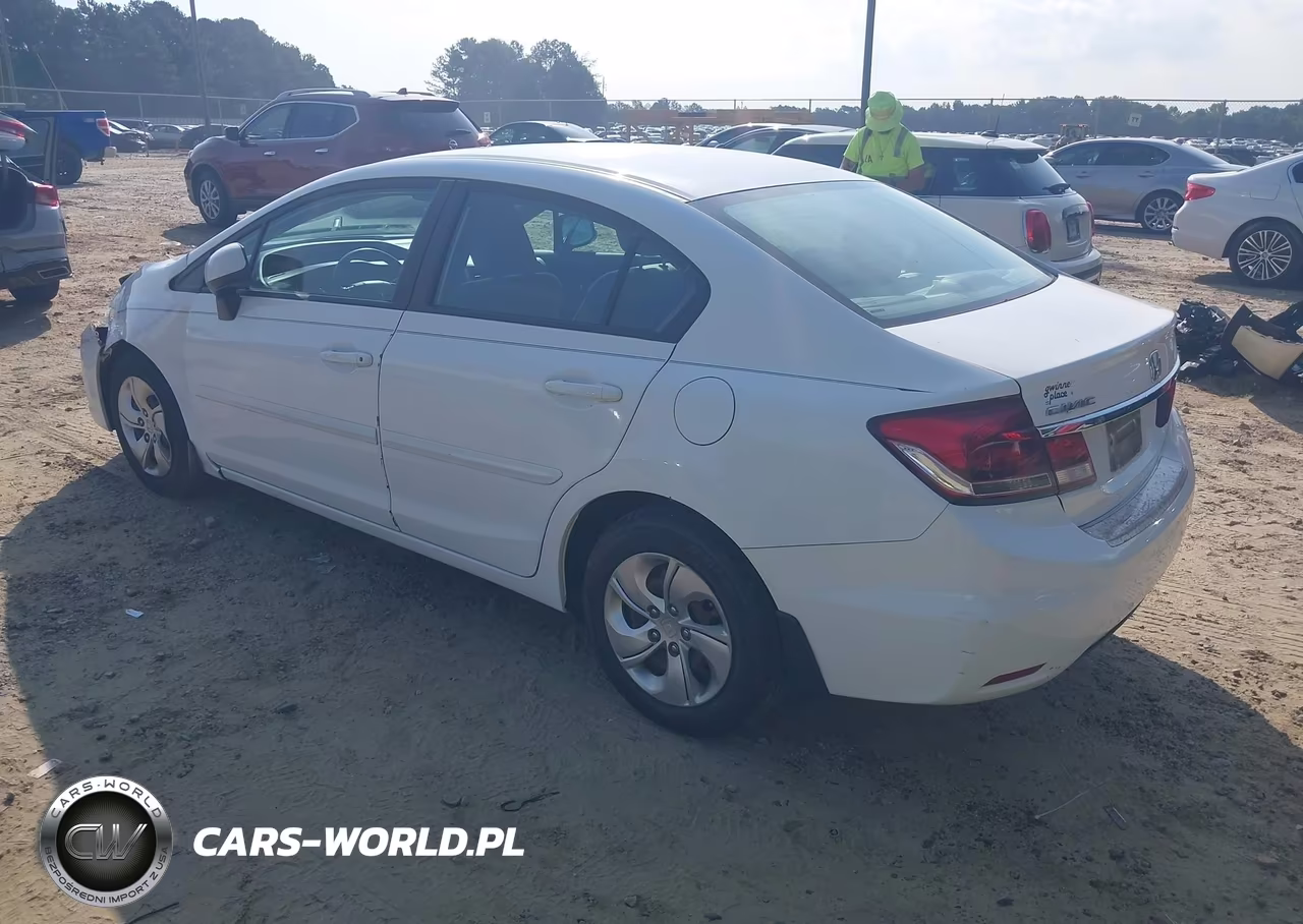 2013 Honda Civic Lx VIN:19XFB2F50DE053720 - 3