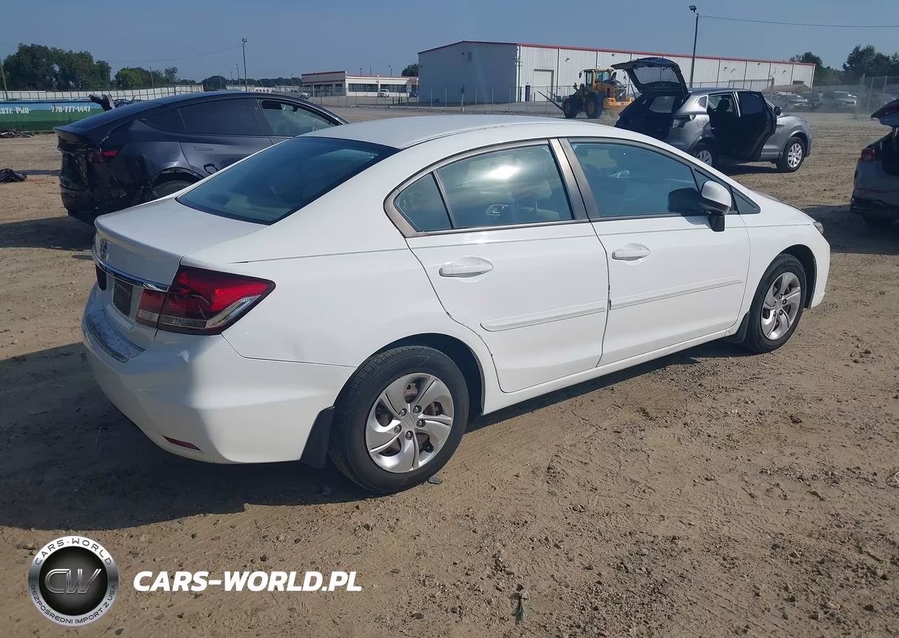 2013 Honda Civic Lx VIN:19XFB2F50DE053720 - 4