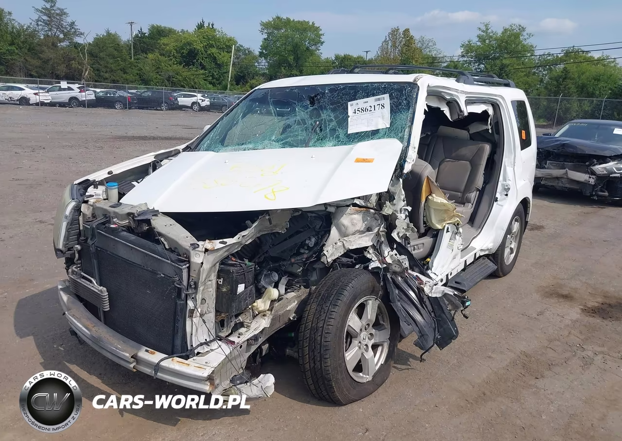 2009 Honda Pilot Ex-L VIN:5FNYF48519B009653 - 2