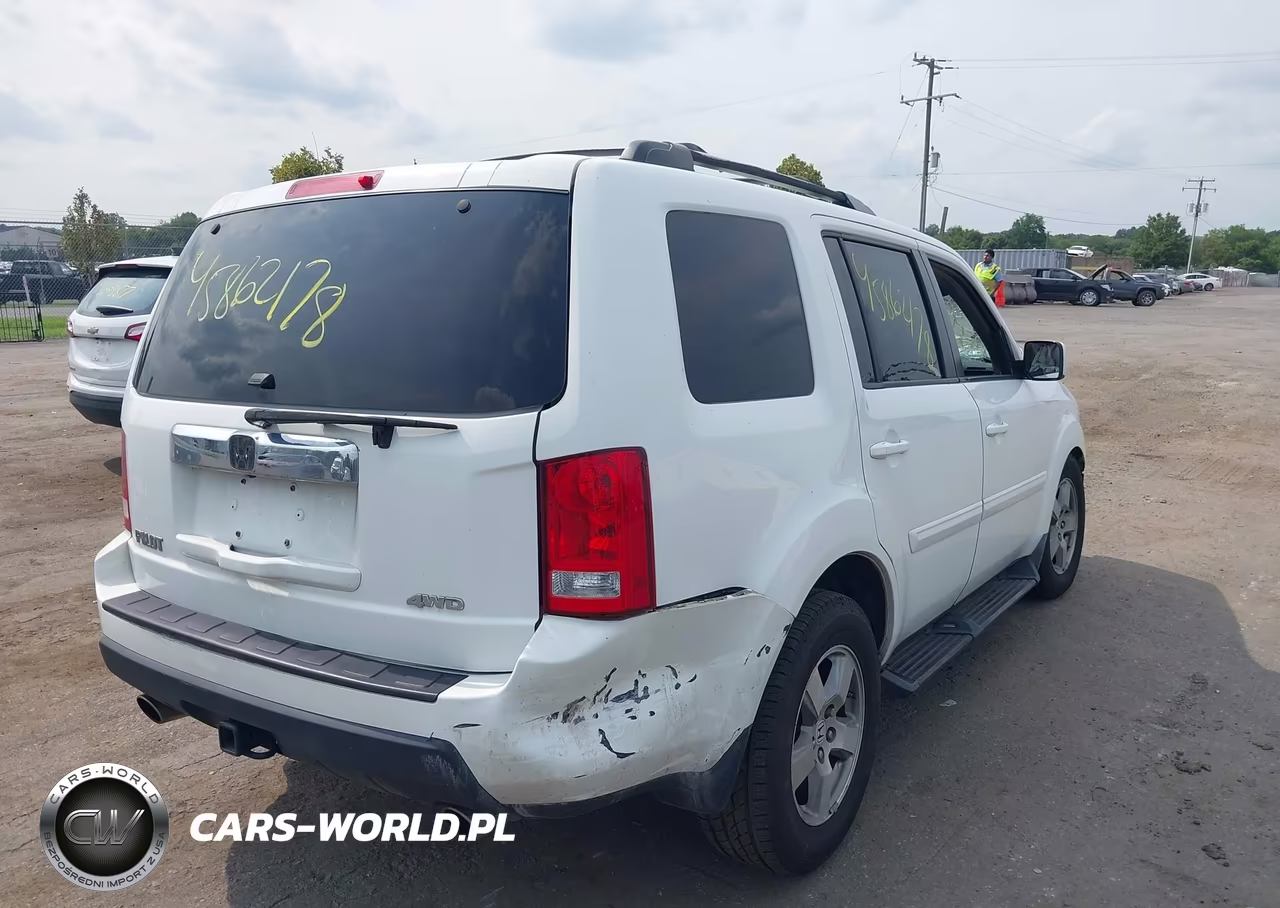 2009 Honda Pilot Ex-L VIN:5FNYF48519B009653 - 4