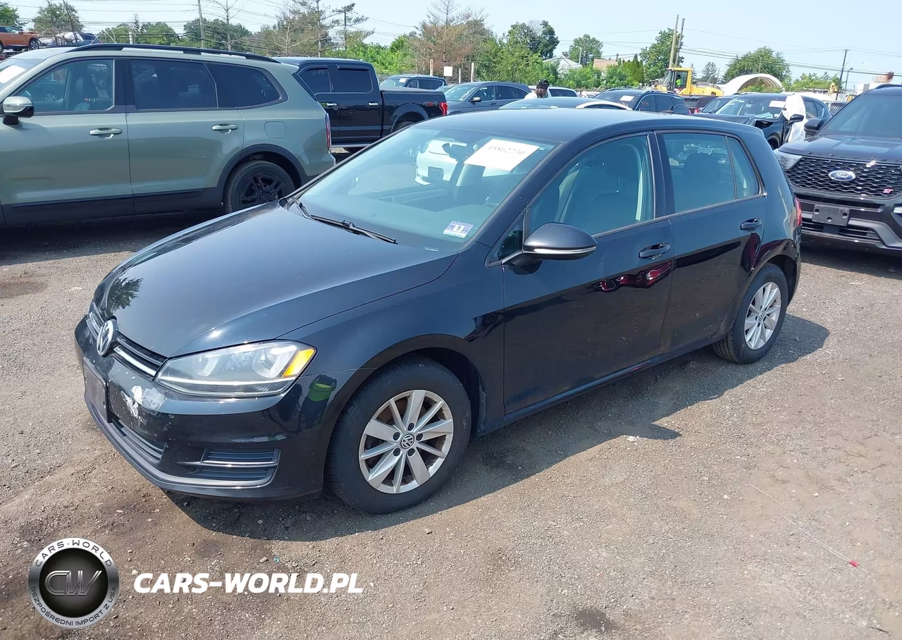 2015 Volkswagen Golf Tsi S 4-Door VIN:3VW217AU8FM029460 - 2