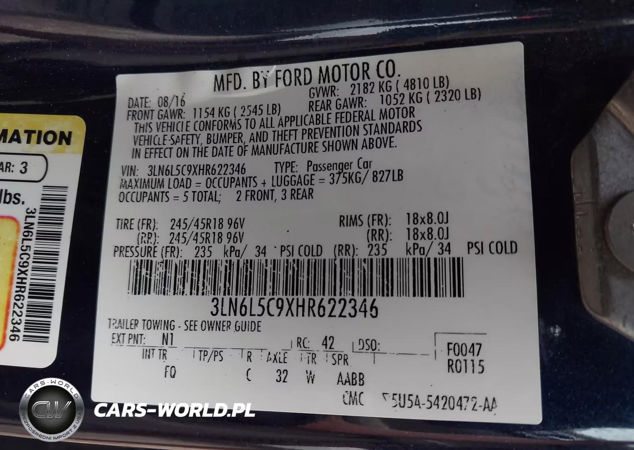 2017 Lincoln Mkz Select VIN:3LN6L5C9XHR622346 - 9