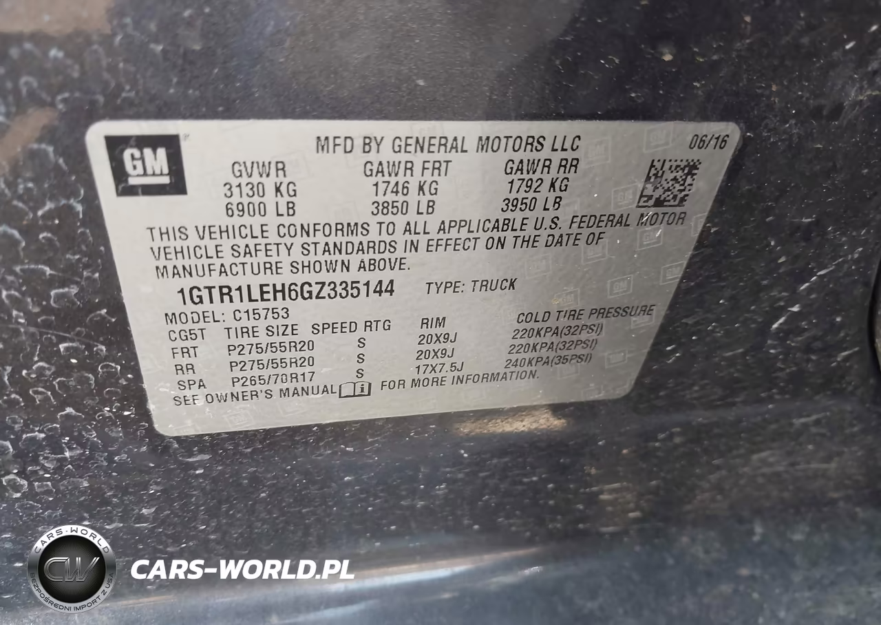 2016 GMC Sierra 1500 VIN:1GTR1LEH6GZ335144 - 9