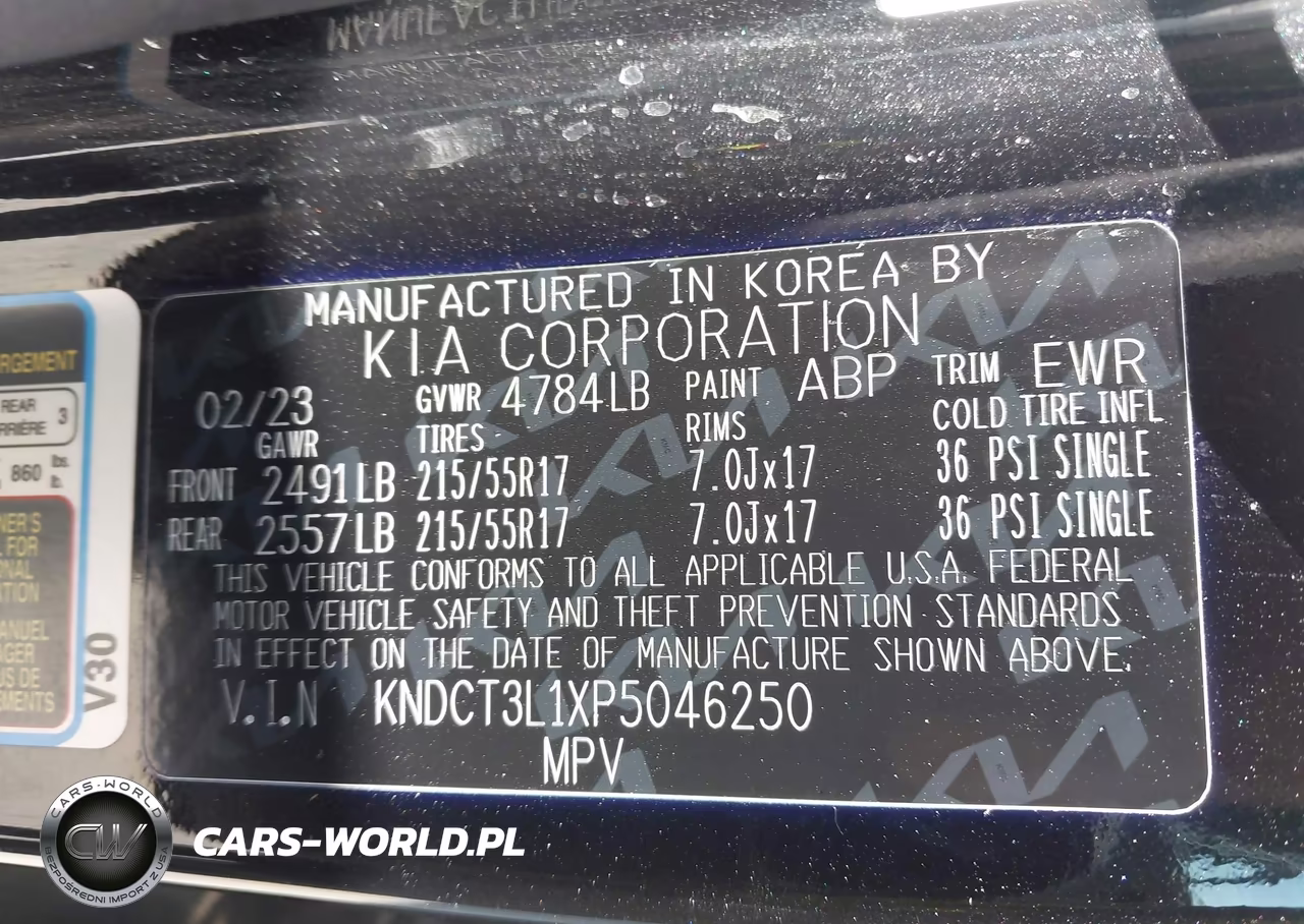 2023 Kia Niro Ev Wave VIN:KNDCT3L1XP5046250 - 9