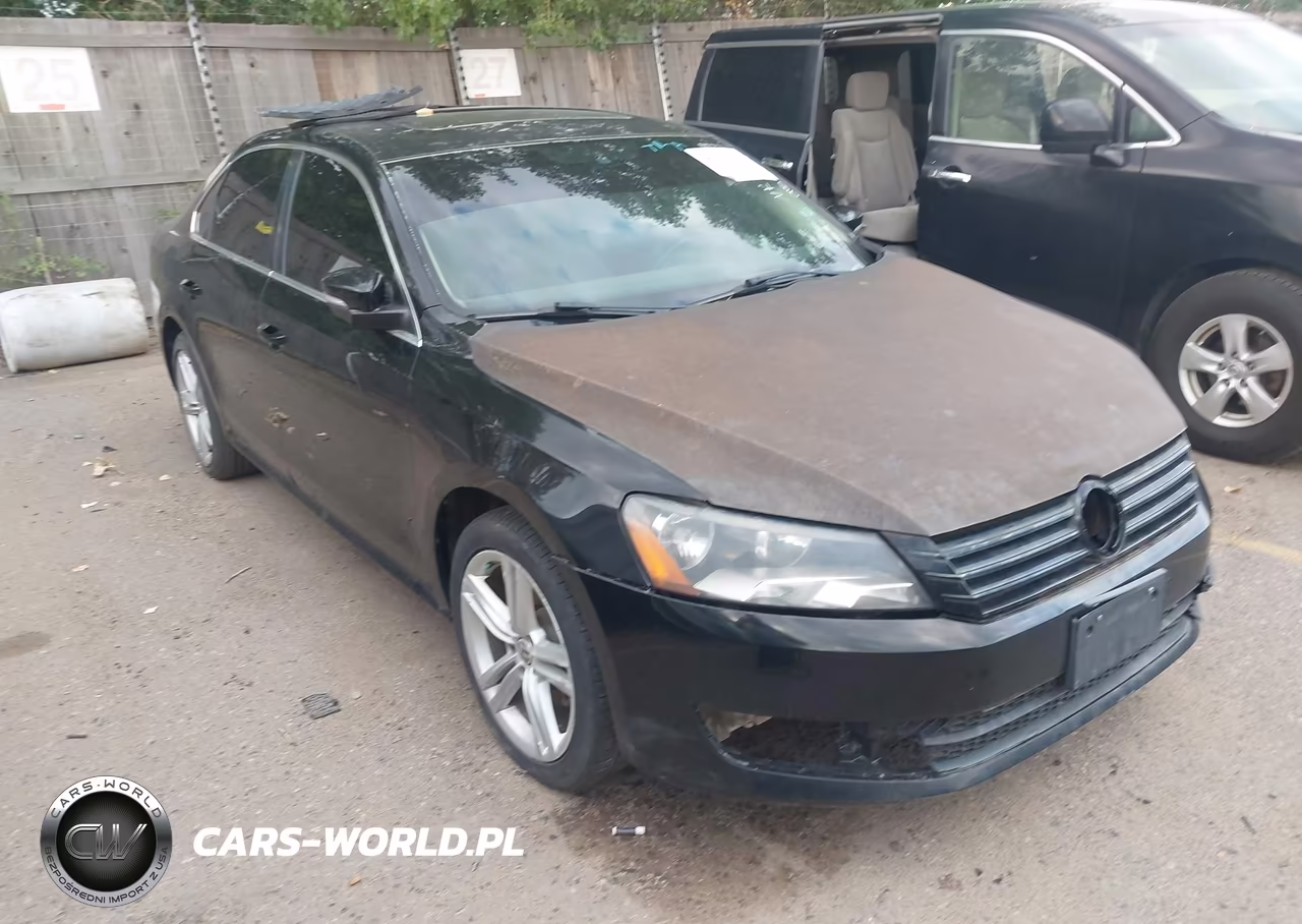 2014 Volkswagen Passat 2.0L Tdi Se VIN:1VWBN7A33EC059588 - 1