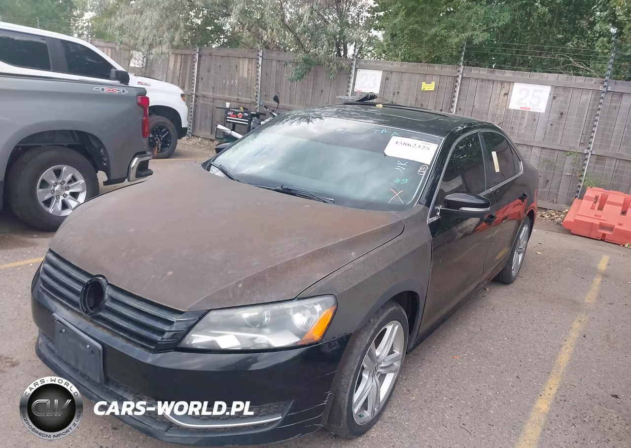 2014 Volkswagen Passat 2.0L Tdi Se VIN:1VWBN7A33EC059588 - 2