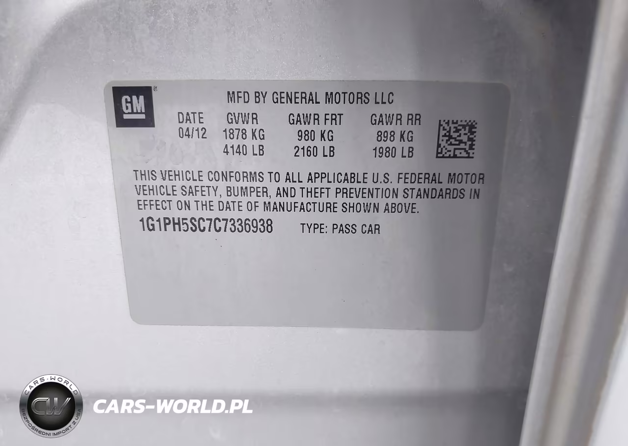 2012 Chevrolet Cruze Ltz VIN:1G1PH5SC7C7336938 - 9
