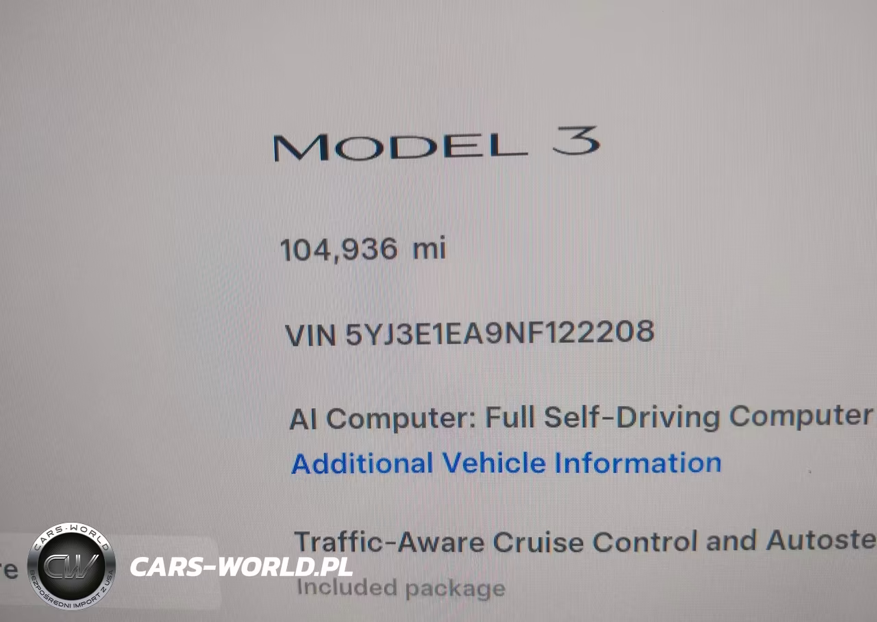 2022 Tesla Model 3 Rear-Wheel Drive VIN:5YJ3E1EA9NF122208 - 14