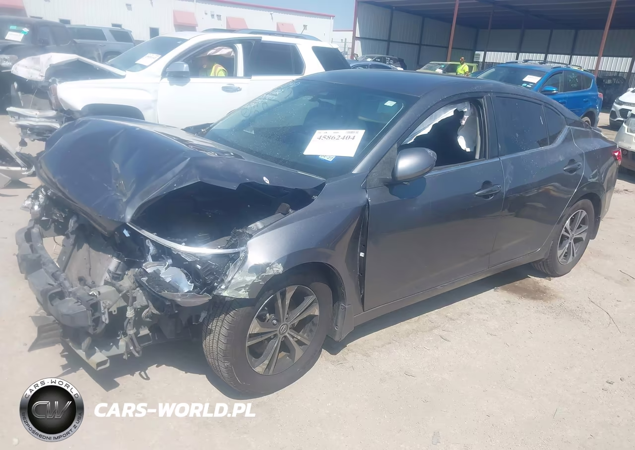 2020 Nissan Sentra Sv Xtronic Cvt VIN:3N1AB8CV9LY250855 - 2
