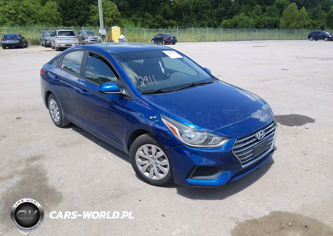 2021 Hyundai Accent Se-Sel VIN:3KPC24A61ME147555 - 1