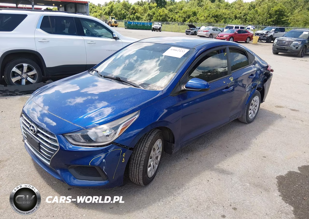 2021 Hyundai Accent Se-Sel VIN:3KPC24A61ME147555 - 2