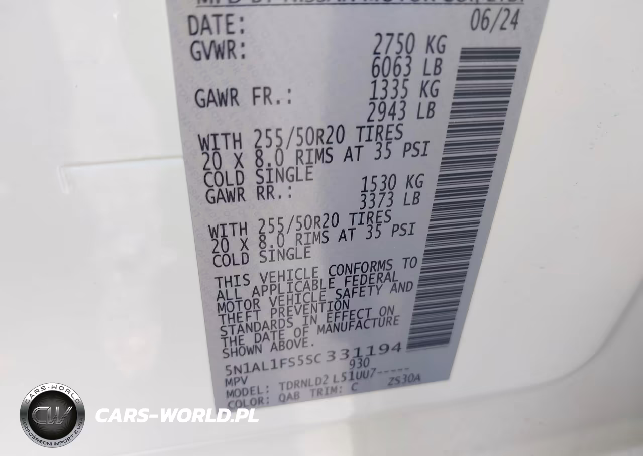 2025 Infiniti Qx60 Luxe Awd VIN:5N1AL1FS5SC331194 - 9