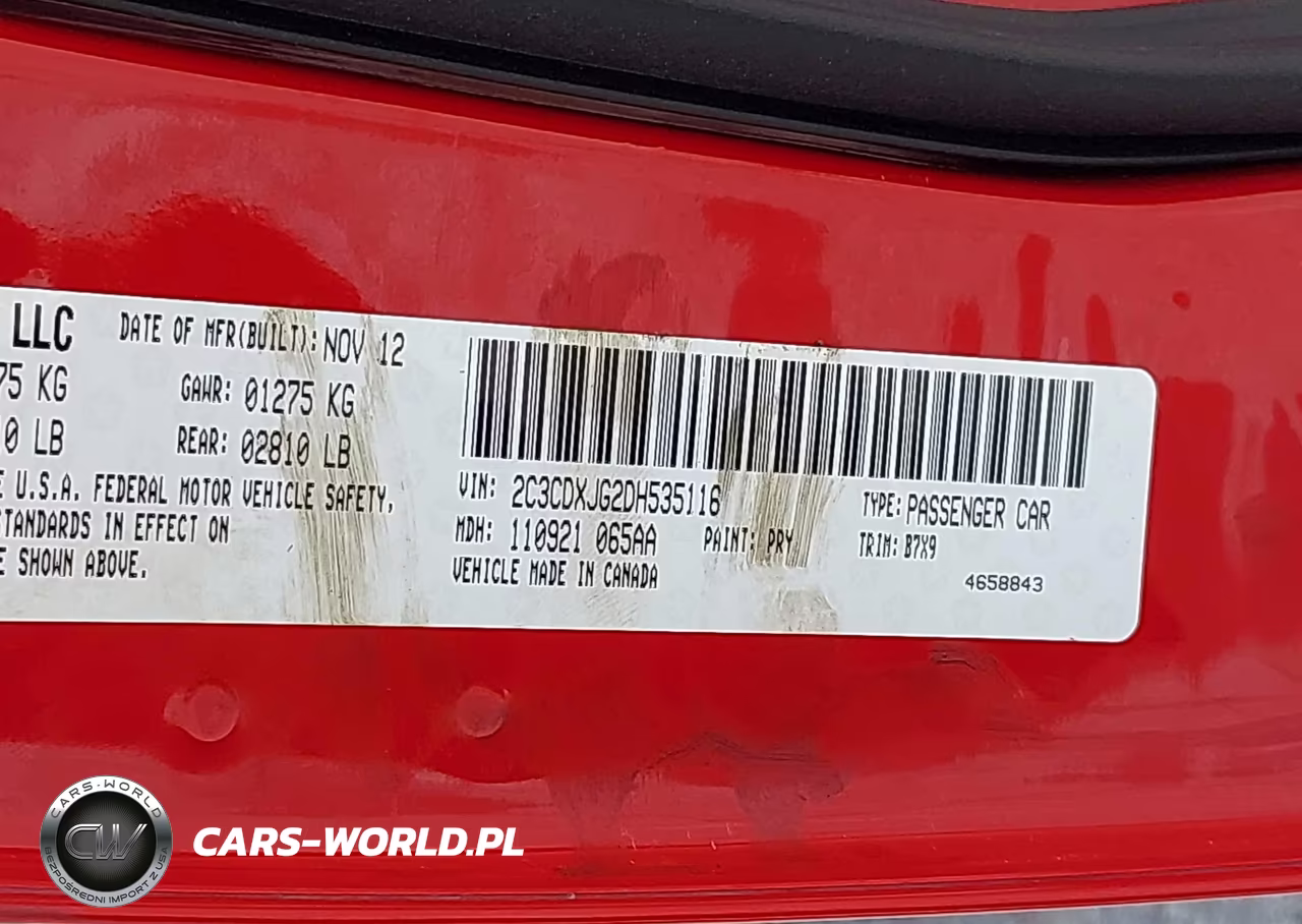 2013 Dodge Charger Sxt VIN:2C3CDXJG2DH535116 - 9