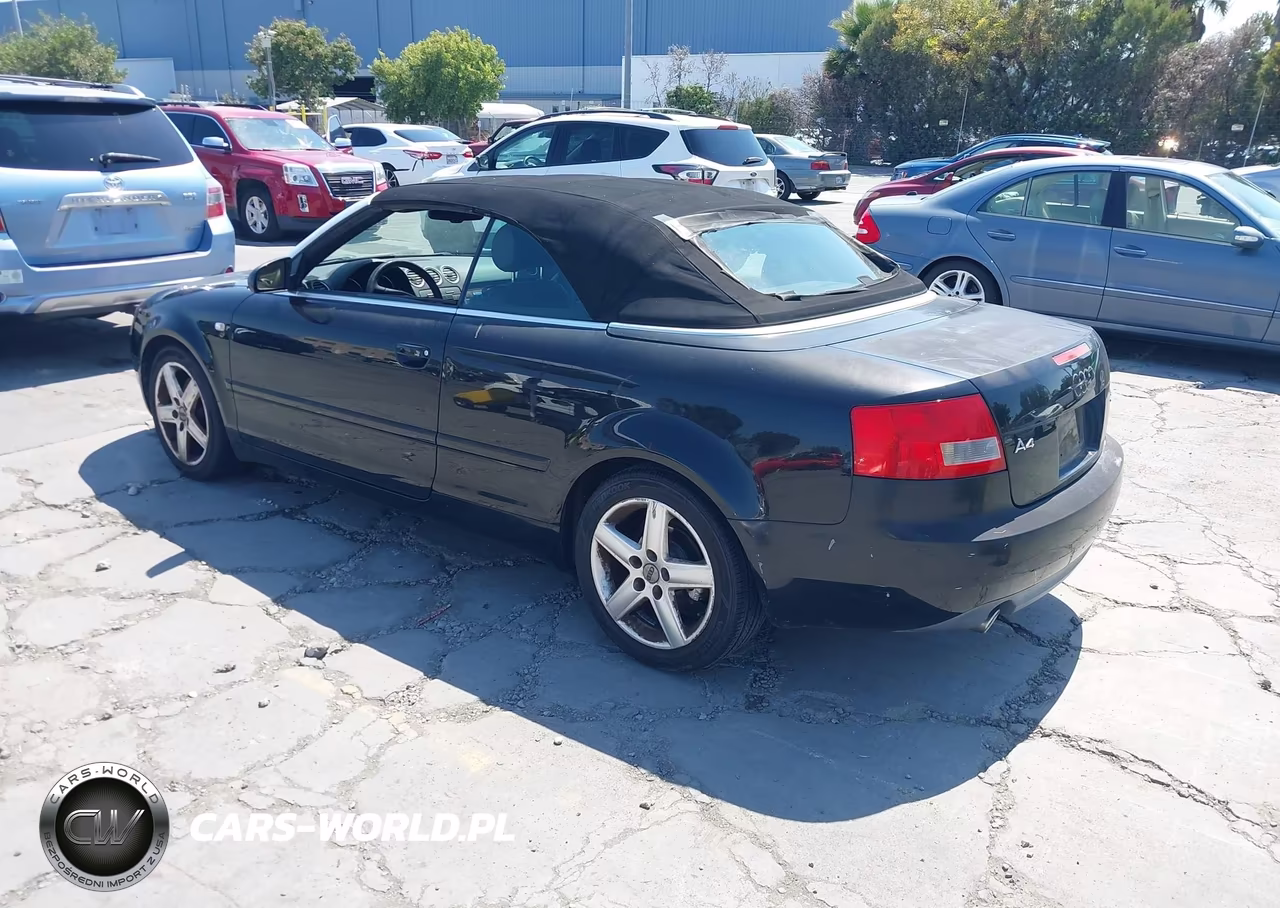 2005 Audi A4 3.0 VIN:WAUDT48H25K008524 - 3