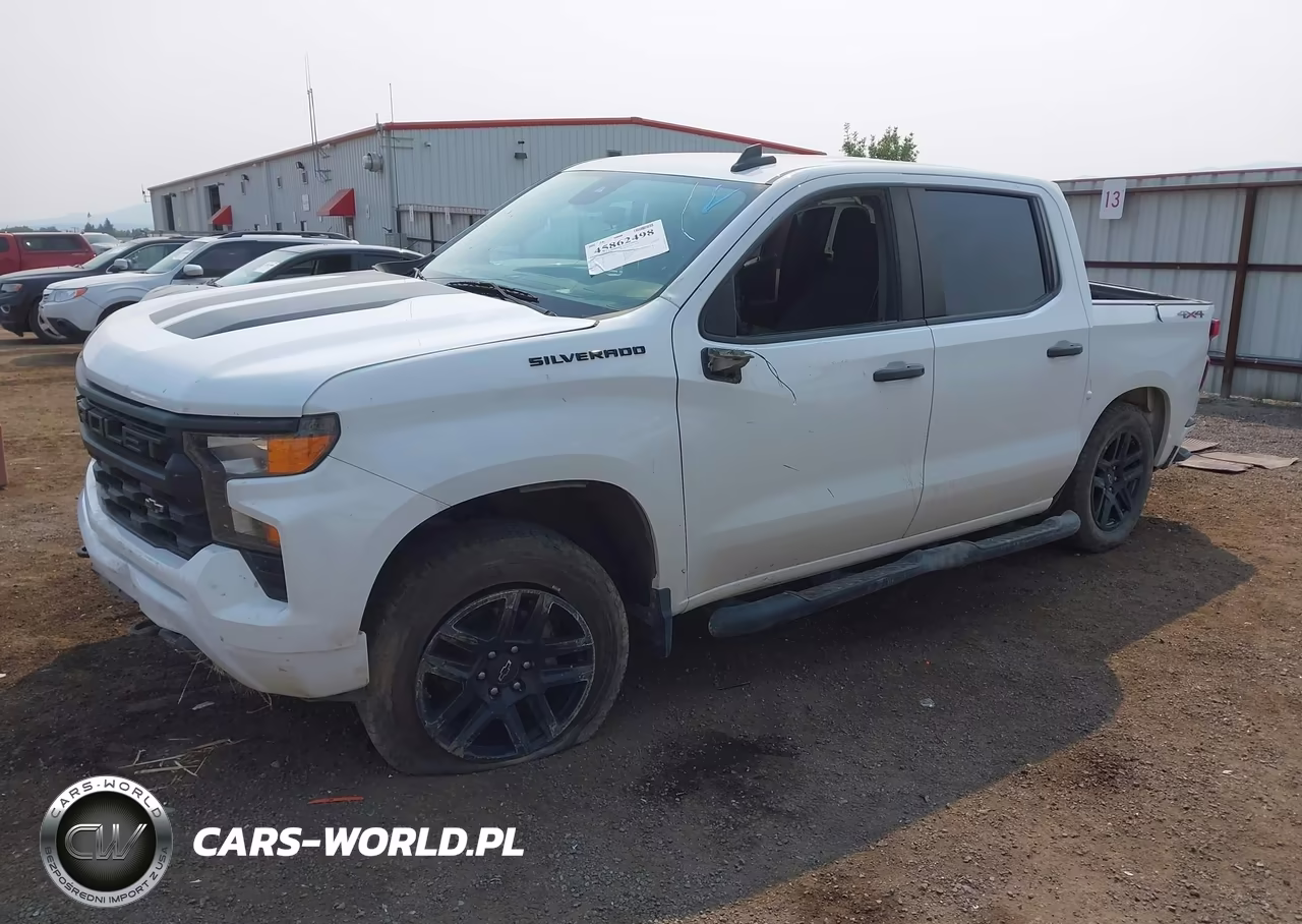 2022 Chevrolet Silverado 1500 4Wd Short Bed Custom VIN:1GCPDBEK7NZ518358 - 2