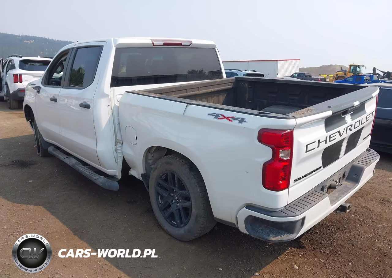 2022 Chevrolet Silverado 1500 4Wd Short Bed Custom VIN:1GCPDBEK7NZ518358 - 3