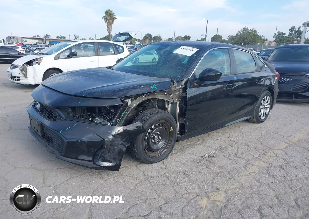 2026 Honda Civic Lx VIN:2HGFE2F23TH599980 - 2